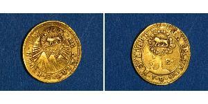 1/2 Escudo Guatemala / Costa Rica / Federal Republic of Central America (1823 - 1838) Gold 