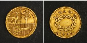 1/2 Escudo Peru Gold 