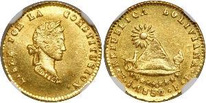 1/2 Escudo Bolivie Or 