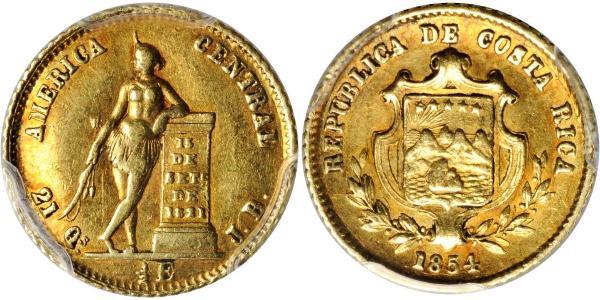 1/2 Escudo Costa Rica Oro 