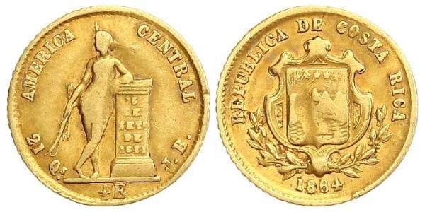 1/2 Escudo Costa Rica Oro 