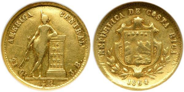 1/2 Escudo Costa Rica Oro 