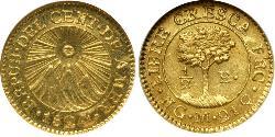 1/2 Escudo Guatemala Oro 