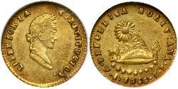 1/2 Escudo 玻利維亞 金 