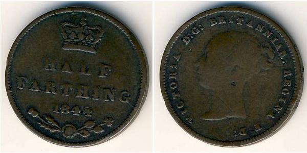 1/2 Farthing Vereinigtes Königreich von Großbritannien und Irland (1801-1922) Bronze Victoria (1819 - 1901)