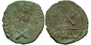 1/2 Follis Imperio bizantino (330-1453) Bronce Phocas(?-610)