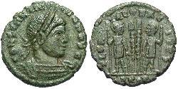 1/2 Follis Imperio romano (27BC-395) Bronce Constancio II (317 - 361)
