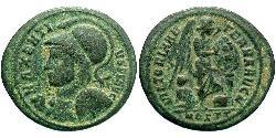 1/2 Follis Imperio romano de Occidente (285-476) Bronce Majencio (278-312)
