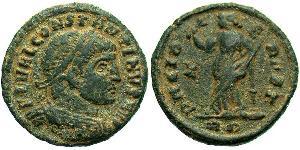 1/2 Follis Empire romain (27BC-395) Bronze Constantin I (272 - 337)