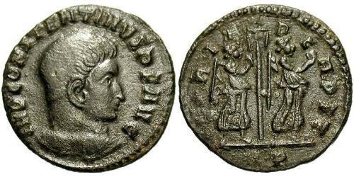 1/2 Follis Römische Kaiserzeit (27BC-395) Bronze Konstantin I (272 - 337)