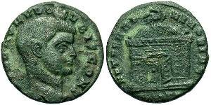 1/2 Follis Western Roman Empire (285-476) Bronze 