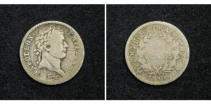 1/2 Franc Primo Impero francese (1804-1814) Argento Napoleone Bonaparte(1769 - 1821)