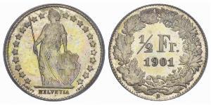 1/2 Franc Suisse Cuivre/Nickel 