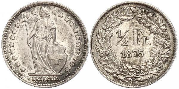 1/2 Franc Suisse Cuivre/Nickel 