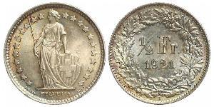 1/2 Franc Schweiz Kupfer/Nickel 
