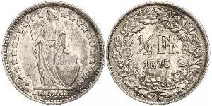 1/2 Franc Schweiz Kupfer/Nickel 