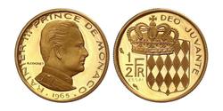 1/2 Franc Monaco Nickel/Or 
