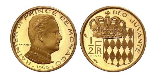 1/2 Franc Monaco Nickel/Or 