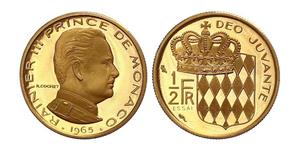 1/2 Franc Monaco  