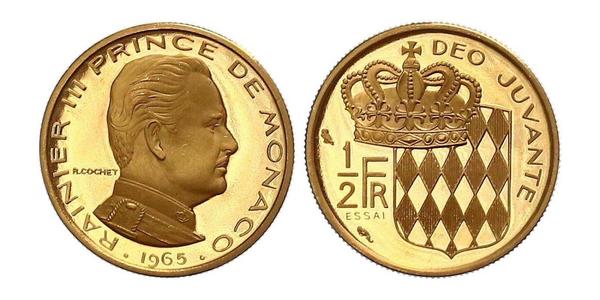 1/2 Franc Principato di Monaco  