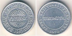 1/2 Franc Rwanda 铝 
