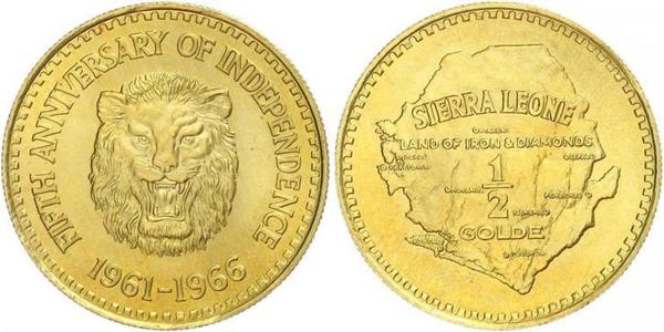 1/2 Golde Sierra Leone Gold 