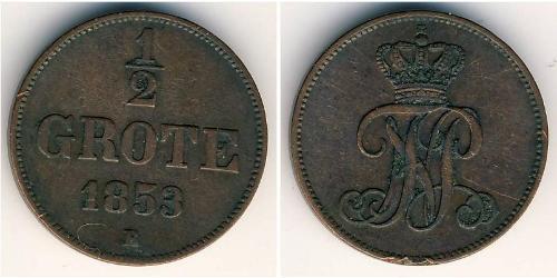 1/2 Groat  Copper 