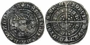 1/2 Groat Königreich England (927-1649,1660-1707) Silber Heinrich VI (1421-1471)