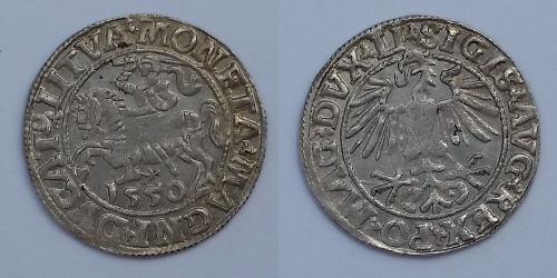 1/2 Groschen Gran Ducado de Lituania (1236 - 1791) Plata Segismundo II Augusto Jagellón (1548 - 1569)