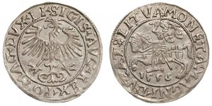 1/2 Groschen Großfürstentum Litauen (1236 - 1791) Silber Sigismund II. August (1548 - 1569)