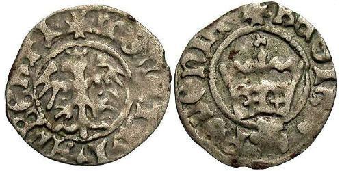1/2 Grosh Reino de Polonia (1025-1569) Plata Juan I Alberto Jagellón (1459-1501)