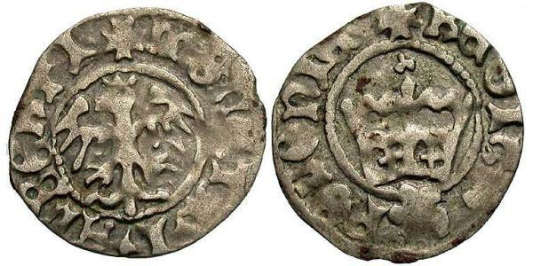 1/2 Grosh Kingdom of Poland (1025-1569) Silver John I Albert (1459-1501)