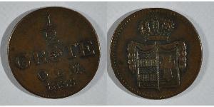 1/2 Grote States of Germany Copper 