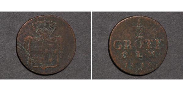 1/2 Grote 联邦州 (德国) 銅 