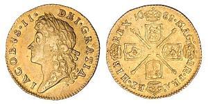 1/2 Guinea Kingdom of England (927-1649,1660-1707) Gold James II (1633-1701)