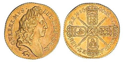 1/2 Guinea Kingdom of England (927-1649,1660-1707) Gold William III (1650-1702)