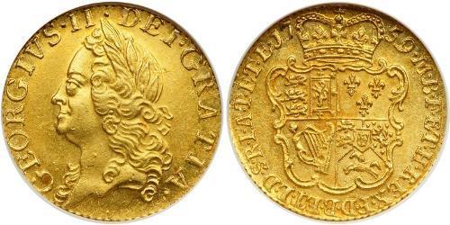 1/2 Guinea Kingdom of Great Britain (1707-1801) Gold George II (1683-1760)