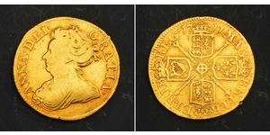 1/2 Guinea Königreich Großbritannien (1707-1801) Gold Anne (Großbritannien)(1665-1714)