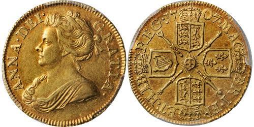 1/2 Guinea Königreich Großbritannien (1707-1801) Gold Anne (Großbritannien)(1665-1714)