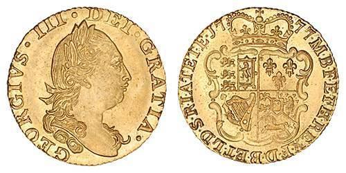 1/2 Guinea Königreich Großbritannien (1707-1801) Gold Georg III (1738-1820)