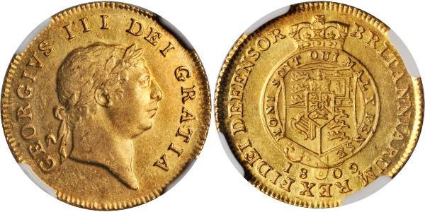 1/2 Guinea United Kingdom of Great Britain and Ireland (1801-1922) Gold George III (1738-1820)