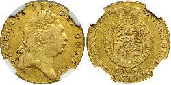 1/2 Guinea Vereinigtes Königreich von Großbritannien und Irland (1801-1922) Gold Georg III (1738-1820)