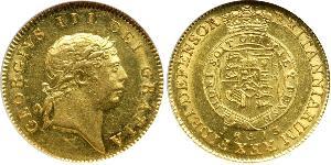 1/2 Guinea Vereinigtes Königreich von Großbritannien und Irland (1801-1922) Gold Georg III (1738-1820)