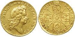 1/2 Guinea Royaume de Grande-Bretagne (1707-1801) Or George I (1660-1727)
