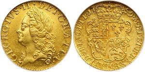 1/2 Guinea Royaume de Grande-Bretagne (1707-1801) Or George II (1683-1760)