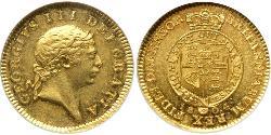 1/2 Guinea Regno Unito di Gran Bretagna e Irlanda (1801-1922) Oro Giorgio III (1738-1820)