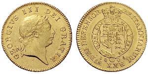 1/2 Guinea Regno Unito di Gran Bretagna e Irlanda (1801-1922) Oro Giorgio III (1738-1820)