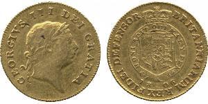 1/2 Guinea Regno Unito di Gran Bretagna e Irlanda (1801-1922) Oro Giorgio III (1738-1820)