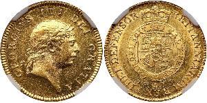 1/2 Guinea Regno Unito di Gran Bretagna e Irlanda (1801-1922) Oro Giorgio III (1738-1820)