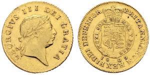 1/2 Guinea Regno Unito di Gran Bretagna e Irlanda (1801-1922) Oro Giorgio III (1738-1820)